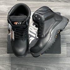 Brand New Unisex V12 Footwear Bison black safety boots Size 5