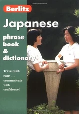 Berlitz Japanese Phrase Book And Dictionary Brand New