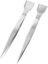 bay Stainl Steel Handy Tweezer with Scoop Pointed Tips Beading