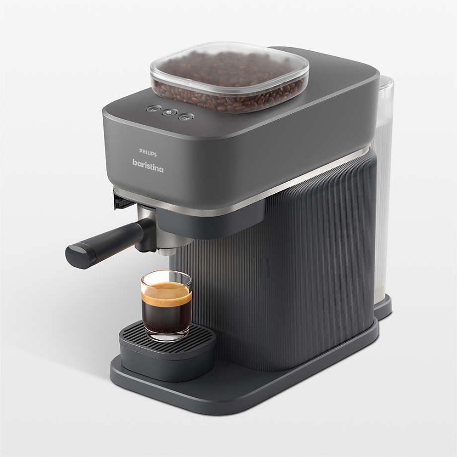 Philips BAR300/60 Baristina Espresso Coffee Machine with Grinder Black Grey NOB