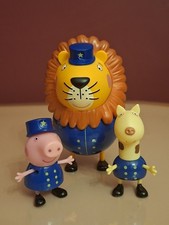 Peppa Pig Day at the Zoo Figures (Mr Lion& Friends). Excellent Condition