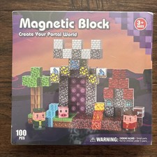 Brand New Magnetic Building Blocks Kit - 100pcs - STEM Construction - Age 3