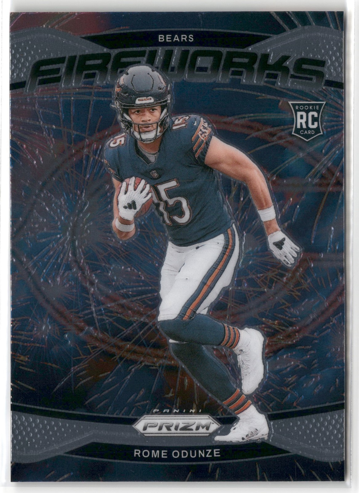 2024 Panini Prizm Rome Odunze Fireworks #19