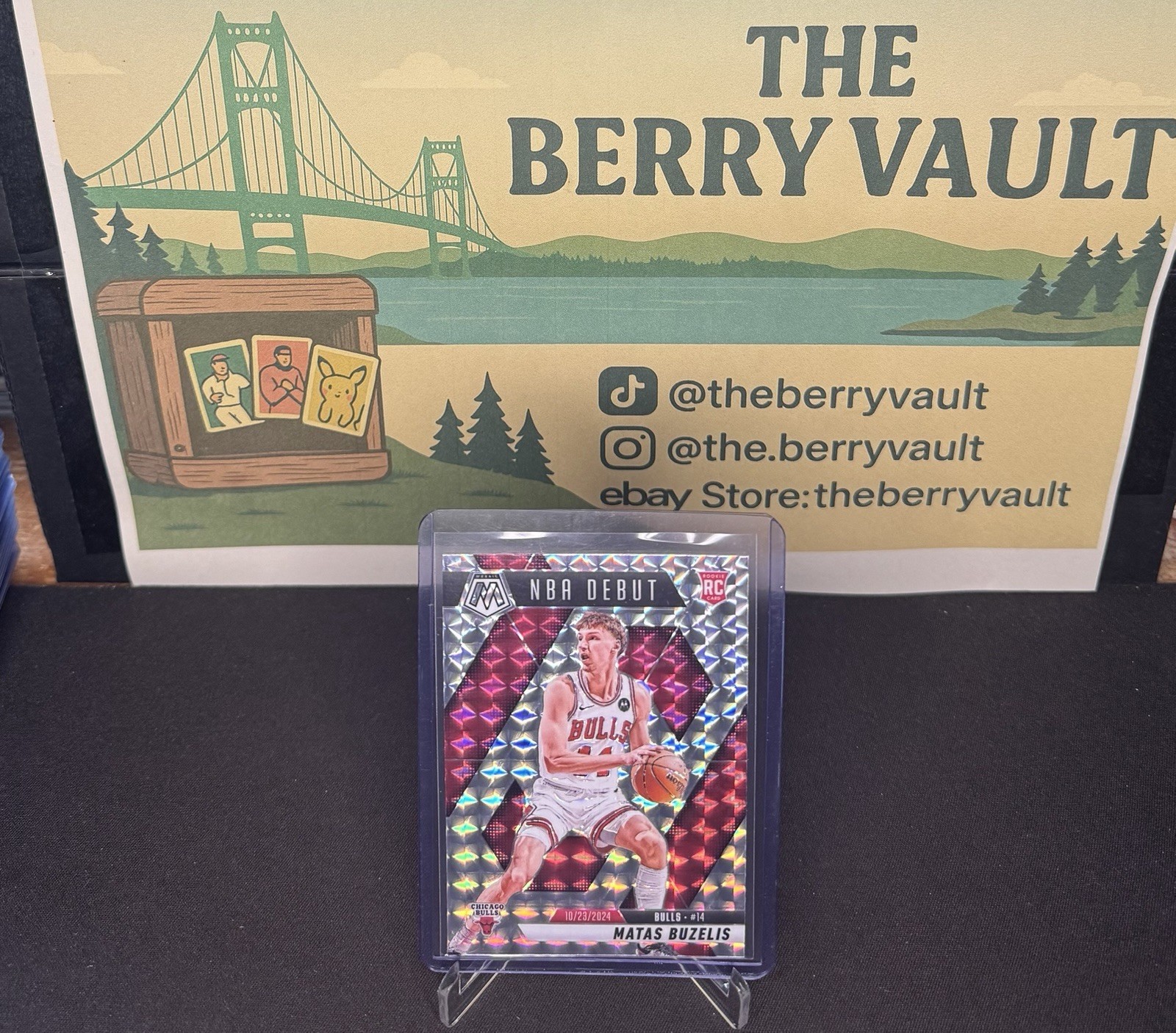 2024-25 Panini Mosaic - NBA Debut Matas Buzelis #257 Mosaic Prizm (RC)