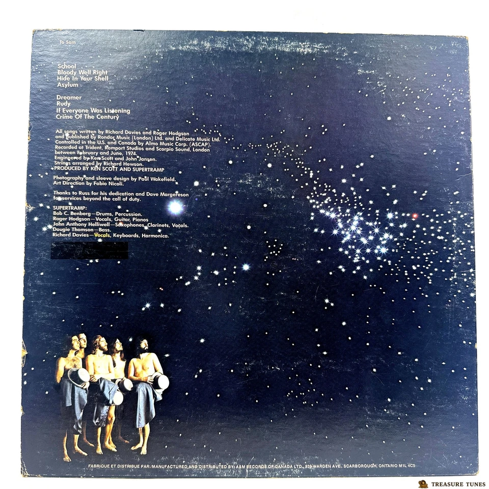 Supertramp – Crime Of The Century Vinyl (LP, Album) SP-3647 - Image 3 of 4