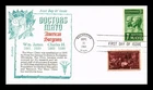 DR JIM STAMPS US COVER DOCTORS MAYO AMERICAN SURGEONS FDC COMBO KHOL KRAFT