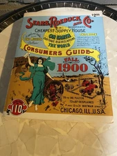 Vintage Sears Roebuck and Co. Fall 1900 Consumers Guide Catalog 1970 Reprint