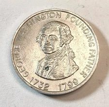 1968 George Washington Promotional Token - Shell Oil Company ~ TT-553