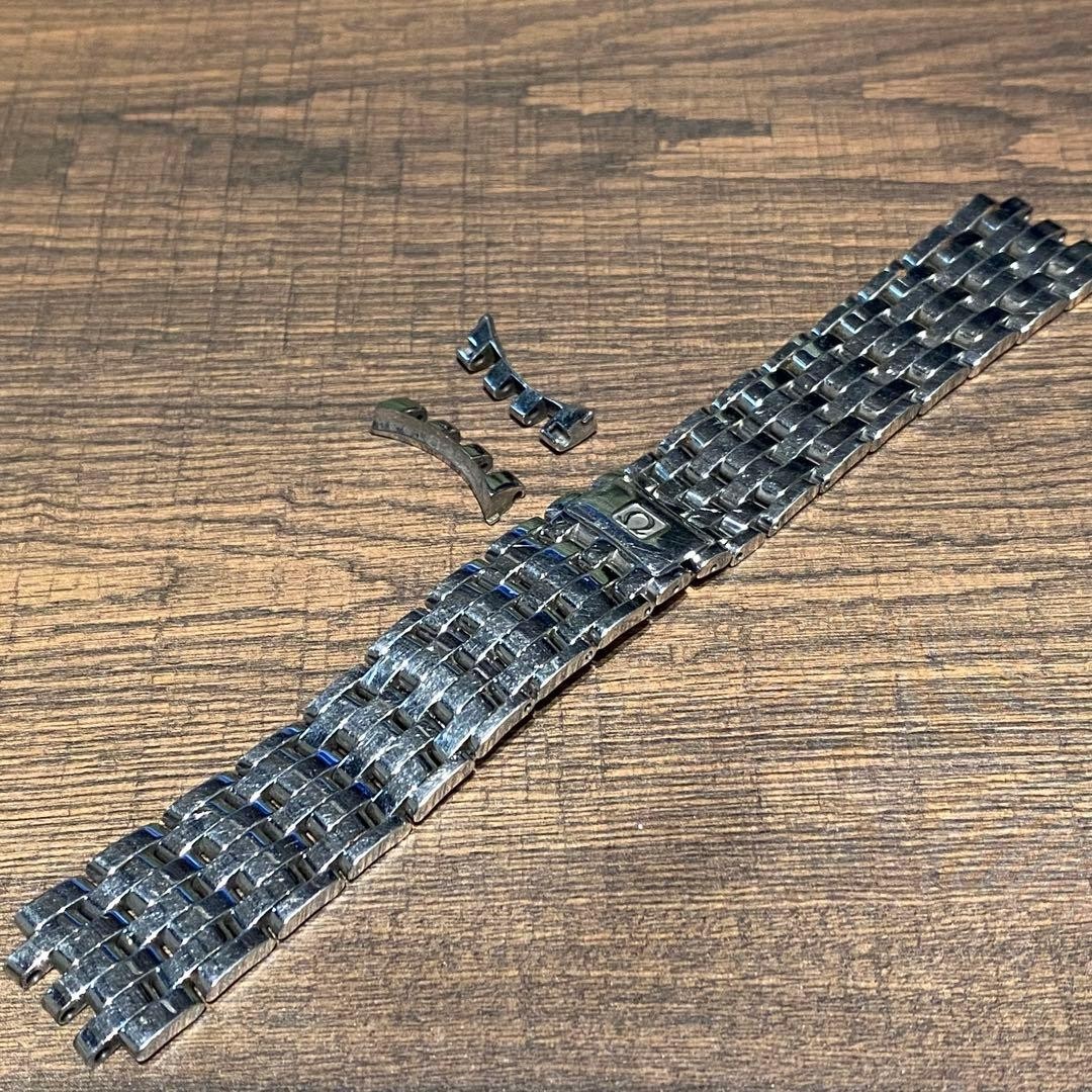 OMEGA Silver Seamaster Bracelet 1508.835 Auth