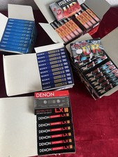 Sony- Denon Maxell MC leer kassetten konvolut Tape cassettes 50 Pieces NEW-Neu