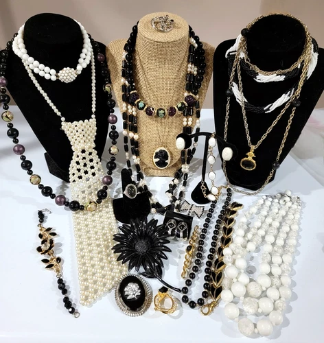 Vtg Gold Monet Trifari 1928 Scarab Necklace Earring Bracelet Ring Brooch Lot