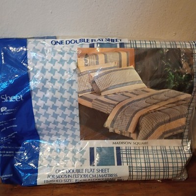 Danville No Iron Flat Sheet Madison Square Vintage