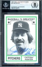 Catfish Hunter Cards, Rookie Card and Autographed Memorabilia Guide 20