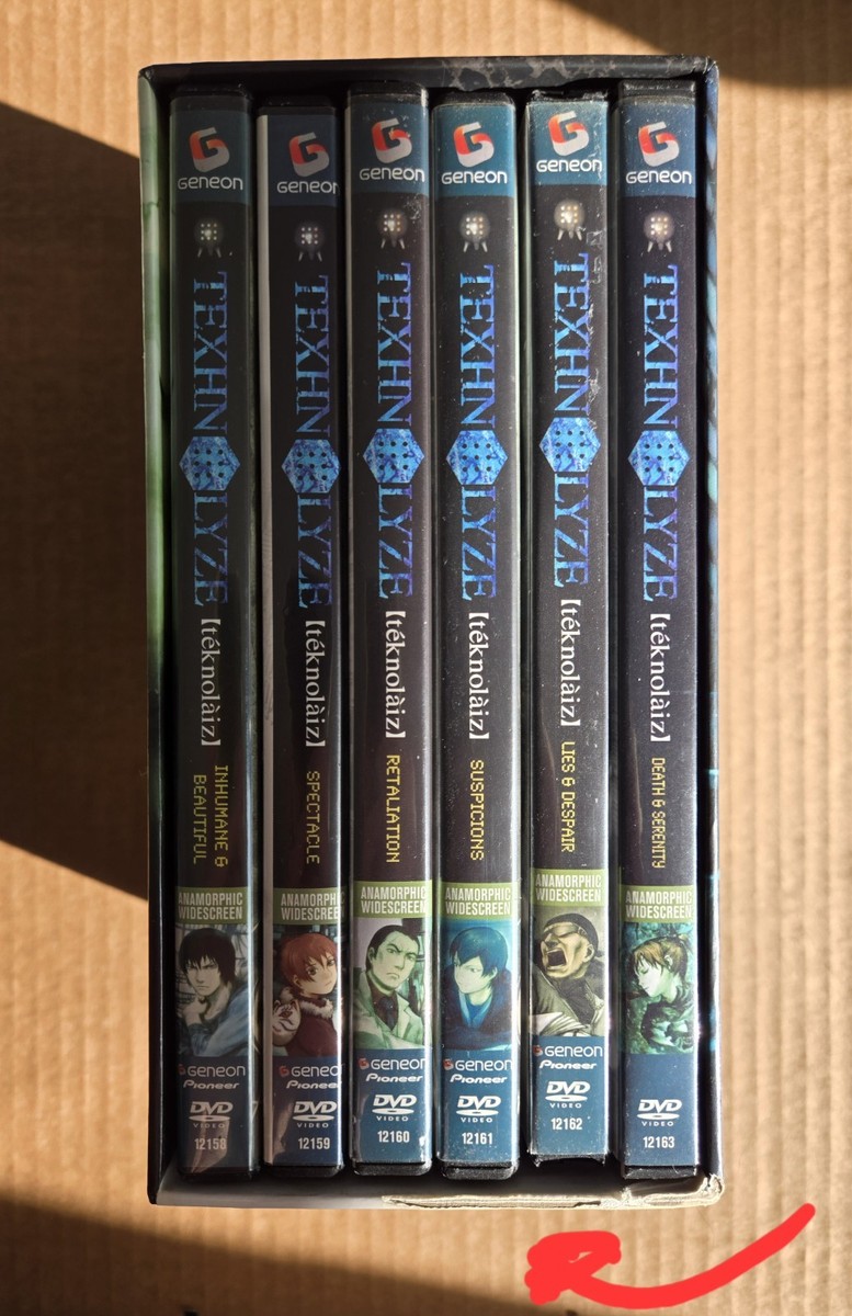 Texhnolyze - Complete Series (DVD, 2006, 6-Disc Set) for sale