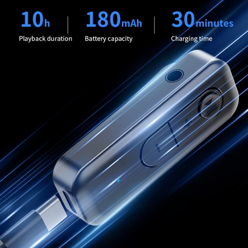 3.5MM Interface Blue-tooth 5.3 Audio Adapter Support AAC/SBC Audio Decoding - Afbeelding 7 van 8