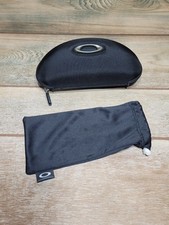 Oakley Vault Sunglasses Ballistic Black Zipper Case w/ Nylon Pouch