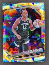 2025 Panini WNBA Prizm CHELSEA GRAY Silver Ice Prizm #111 Las Vegas Aces