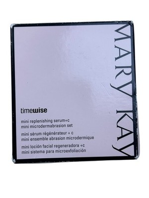 Mary Kay TimeWise Microdermabrasion Replenishing Serum + C Pore Travel Set, New