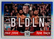 2025 Chrome WWE Tag Team Blue Refractor 007/150 Tama Tonga Solo Sikoa