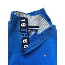 Vintage Tommy Hilfiger Quarter Zip Sweater Size Boys XL 18-20 1985