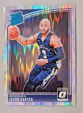 Jevon Carter 2018-19 Donruss Optic SHOCK HOLO PRIZM Rated Rookie #169