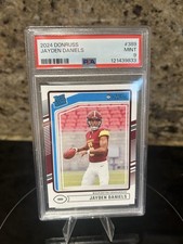 2024 Don Ross Jaden Daniels Rated Rookie PSA 9 Card Number 389. rookie card picture