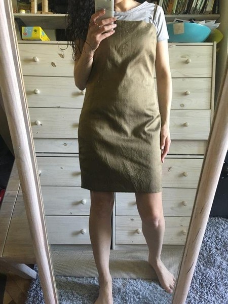Women Gina Bacconi Dress Brown Silk 40 / L / 48