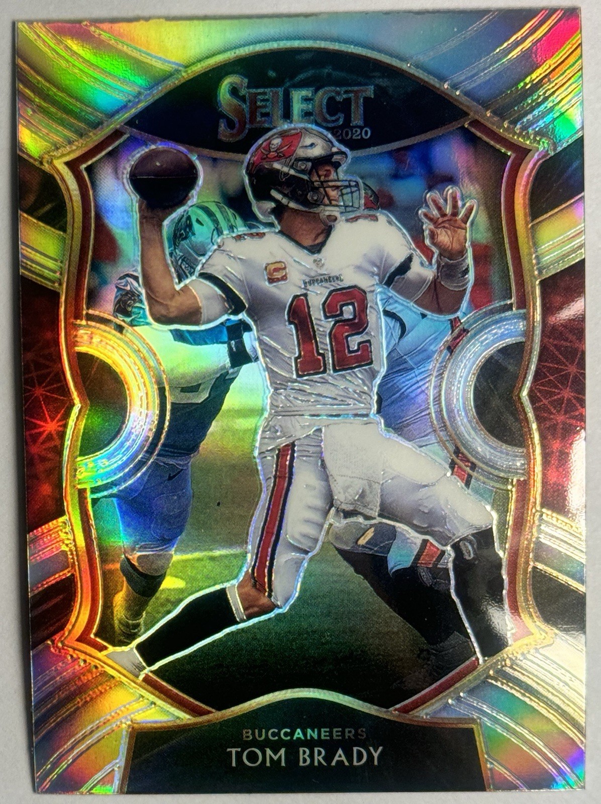 TOM BRADY Silver PRIZM! 2020 PANINI SELECT #1 Concourse BUCS