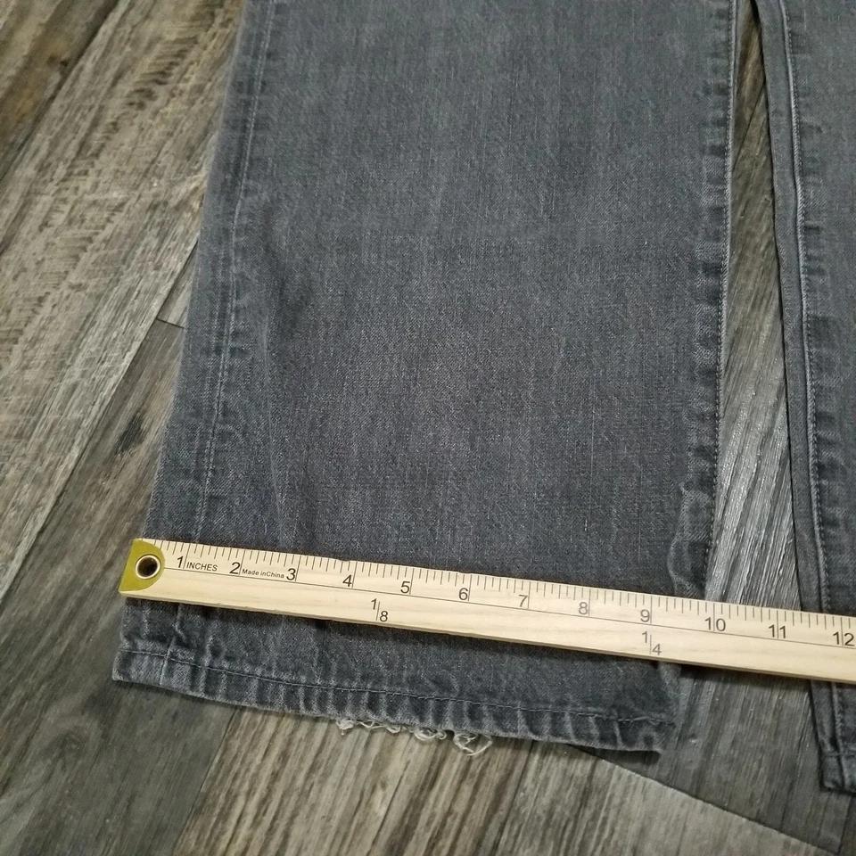 Jeans de carpintero holgados vintage ECKO UNLTD 38x32 gris denim Y2K. Foto 4 de 4