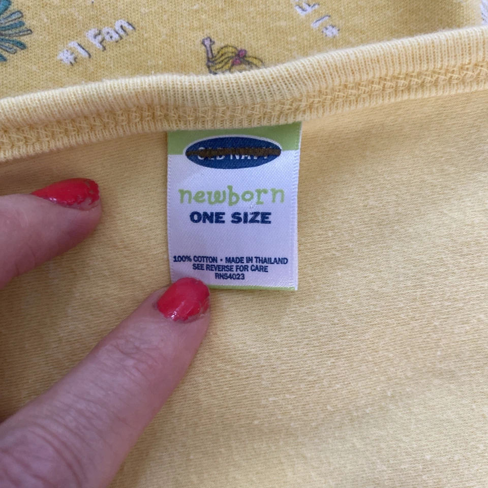 Manta bebé ventilador vintage amarilla azul marino animadora #1 Lovey Security 2001 Y2K Foto 4 de 4