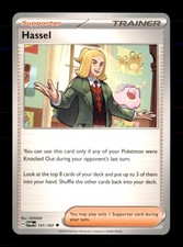 Hassel 151/167 Uncommon Twilight Masquerade Pokemon Near Mint