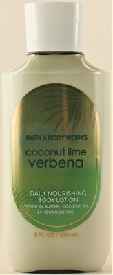 Bath & Body Works COCONUT LIME VERBENA Body Lotion Shea Moisturizer Cream 8Oz