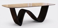 Esstisch Modern Braun Edel Luxus Design Keramik Kuechentisch Tisch