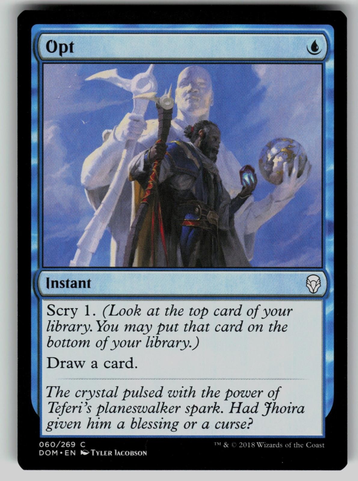 Opt 60 Dominaria Magic: The Gathering Common