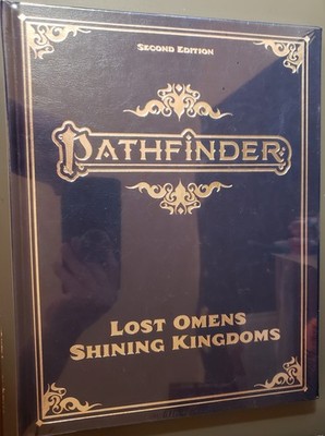 Pathfinder 2e Lost Omens Shining Kingdoms Special Edition Hardcover TTRPG