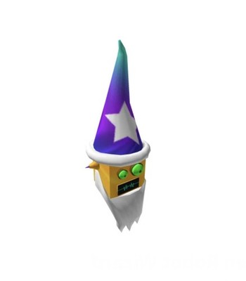 Robl0x | Golden Robot Wizard Hat Cyborg Magician Series 8 - RARE Toy Code