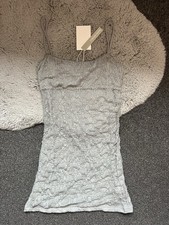 grey pull & bear lace bodycon mini dress size medium ladies NWT