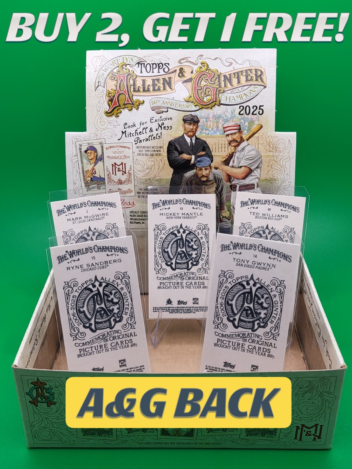 2025 Topps Allen and Ginter Mini - A&G Back Parallel, You Pick, BUY2 GET 1 FREE!