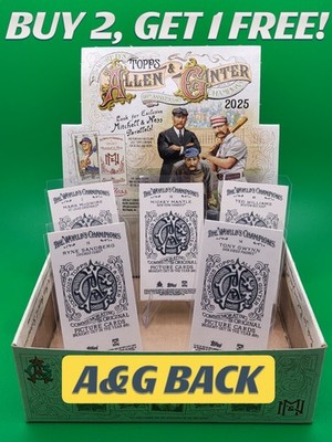 2025 Topps Allen and Ginter Mini - A&G Back Parallel, You Pick, BUY2 GET 1 FREE!