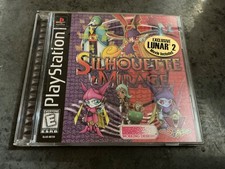 SILHOUETTE MIRAGE PLAYSTATION 1 PS1 ONE COMPLETE NO CRACK WITH ORIGINAL CASE