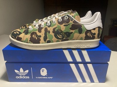 Adidas / Bathing Ape Stan Smith Bape US10,5 EU44 2/3 Neu