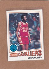 1977-78 TOPPS BASKETBALL WHITE BACK JIM CHONES #57 CAVALIERS EXMT *A46371