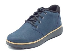 Timberland 0A69Q5 Hudson Road Navy Scarponcini per Uomo in pelle ingrassata blu