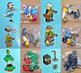 Lot of 2 LEGO City Advent Calendar 60201 2018 and 60133 2016 COMPLETE