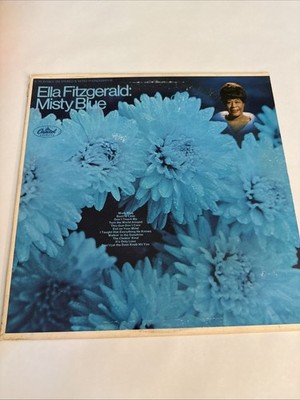 Ella Fitzgerald Misty Blue Vinyl LP Record Album 33 12  Jazz and Soul