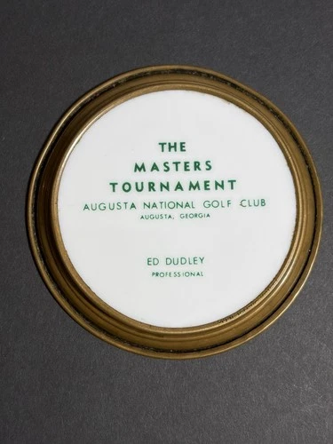 Rare Ed Dudley Coaster Augusta National The Masters Tournament 1932-1957  - product listing photo