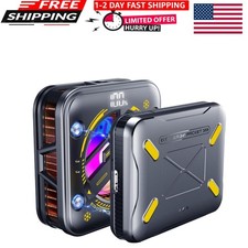 Magnetic Phone Cooler with Battery,Rechargeable Wireless Cooling Fan for iPhone/