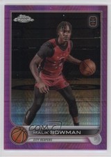 2022 Topps Chrome OTE Overtime Elite Pink Prism Refractor /150 Malik Bowman 0co5