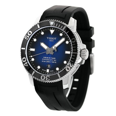 TISSOT Seastar 1000 T120.407.17.041.00 Blue Powermatic 80 Men's Watch New in Box