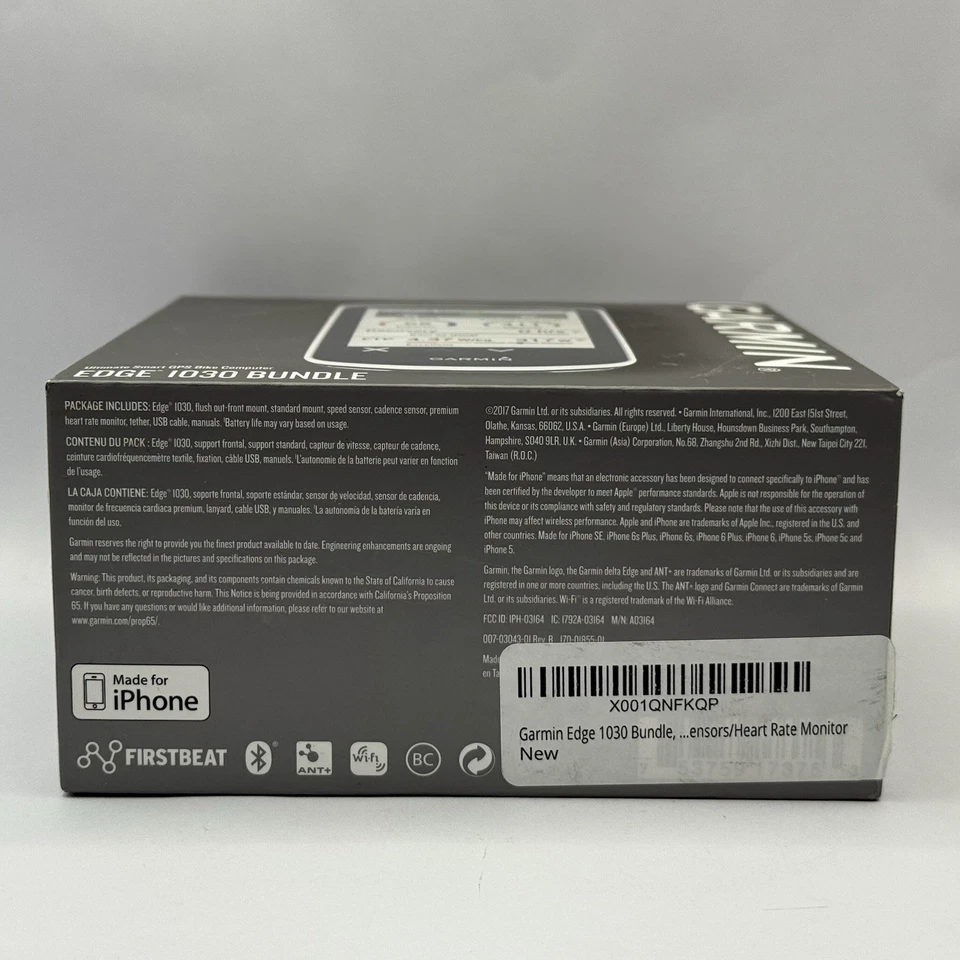 FOR PARTS & REPAIR Read! Garmin Edge 1030 Bundle GPS Bike Computer Black - Image 2 of 4